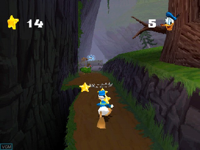 In-game screen of the game Donald Duck - Quack Attack on Sony Playstation