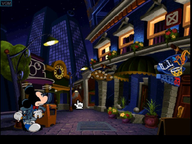 In-game screen of the game Learning with Mickey on Sony Playstation