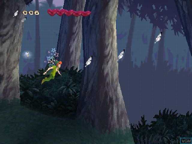 In-game screen of the game Peter Pan - Adventures In Never Land on Sony Playstation