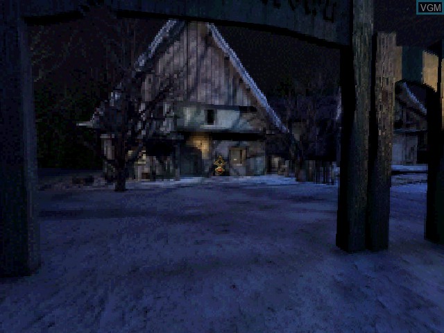 In-game screen of the game Dracula - The Resurrection on Sony Playstation