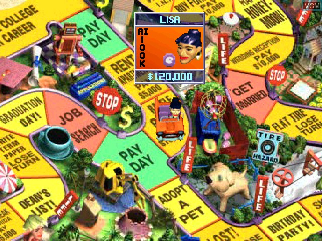 In-game screen of the game Game of Life, The on Sony Playstation