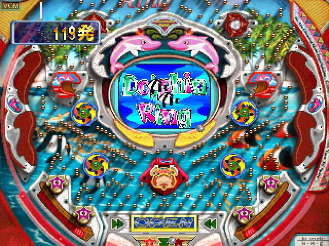 In-game screen of the game Heiwa Parlor! Pro - Dolphin Ring Special on Sony Playstation
