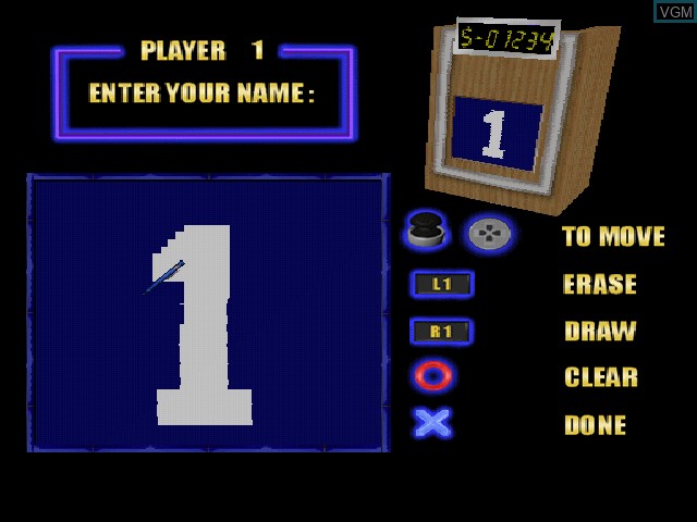 In-game screen of the game Jeopardy! 2nd Edition on Sony Playstation