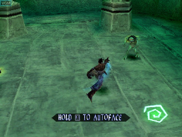 In-game screen of the game Legacy of Kain - Soul Reaver on Sony Playstation
