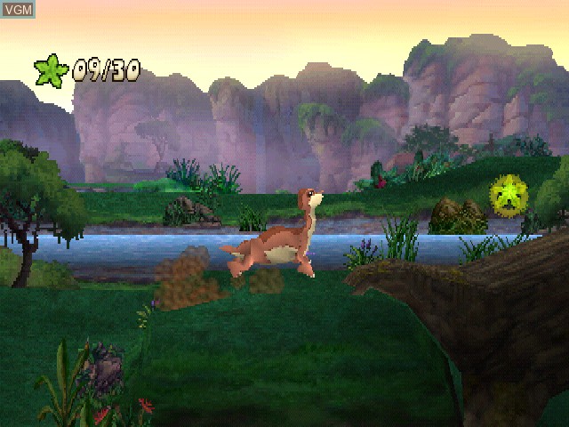 In-game screen of the game Land Before Time, The - Big Water Adventure on Sony Playstation