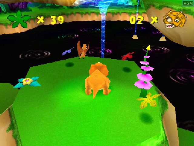 In-game screen of the game Land Before Time, The - Return to the Great Valley on Sony Playstation
