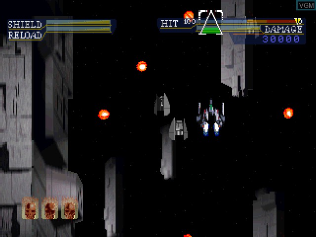In-game screen of the game Meta-Ph-List - Gamma X 2097 on Sony Playstation