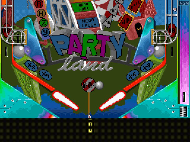 In-game screen of the game Pinball Fantasies Deluxe on Sony Playstation