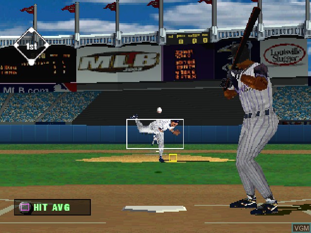 In-game screen of the game MLB 2003 on Sony Playstation