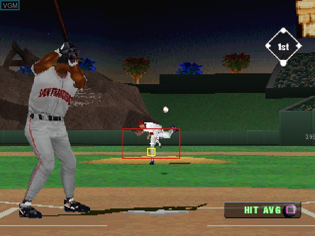 In-game screen of the game MLB 2004 on Sony Playstation