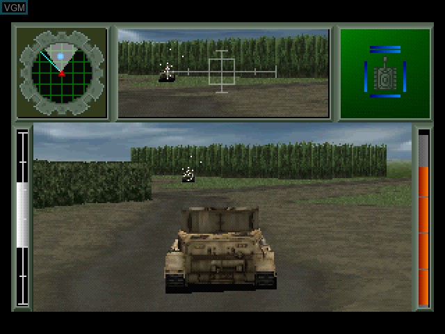 In-game screen of the game Mobile Armor on Sony Playstation