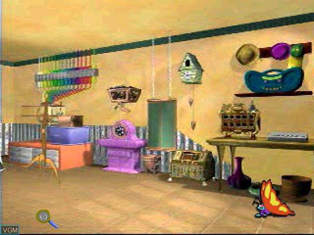 In-game screen of the game P.K.'s Math Studio 1 on Sony Playstation