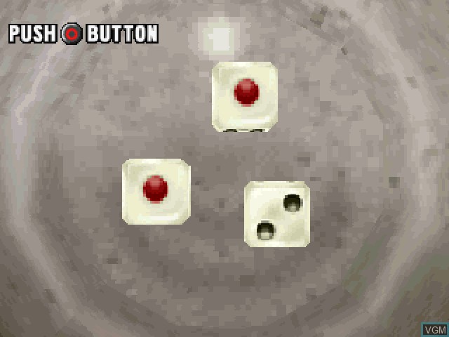 In-game screen of the game Simple 1500 Series Vol. 91 - The Gambler ~Honoo no Tobaku Densetsu~ on Sony Playstation