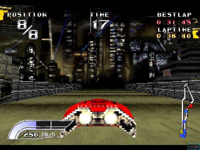 In-game screen of the game Speed King on Sony Playstation
