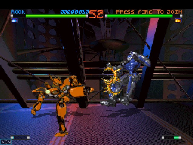 In-game screen of the game Rise 2 - Resurrection on Sony Playstation