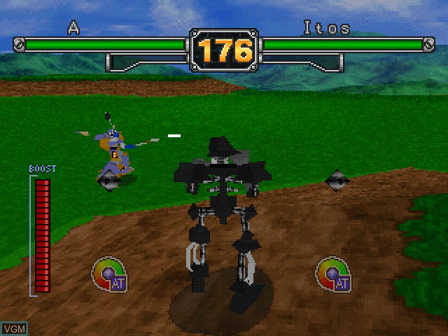 In-game screen of the game Robo-Pit 2 on Sony Playstation
