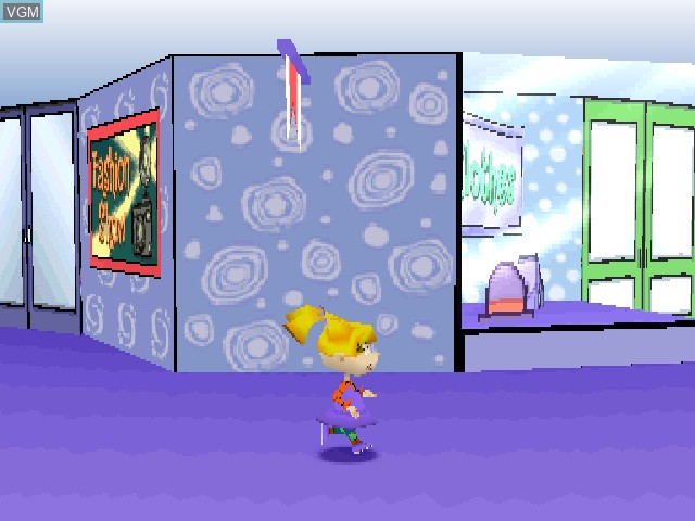 In-game screen of the game Rugrats - Totally Angelica on Sony Playstation