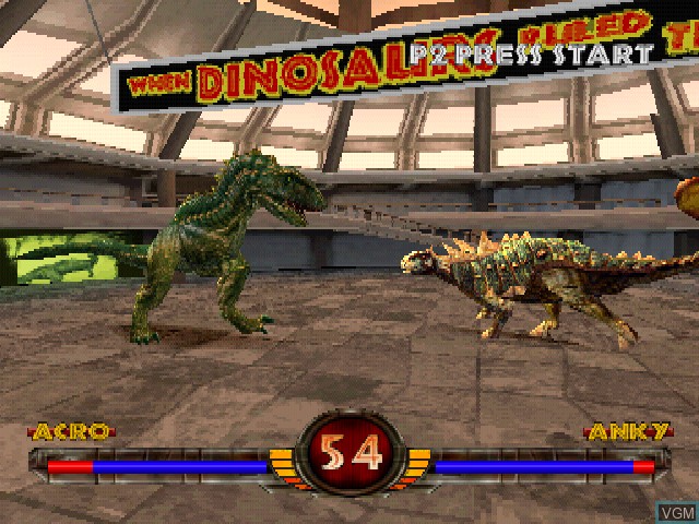 In-game screen of the game WarPath - Jurassic Park on Sony Playstation