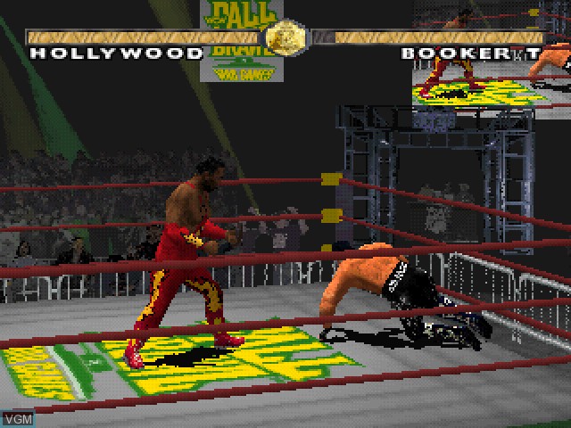 In-game screen of the game WCW Nitro on Sony Playstation