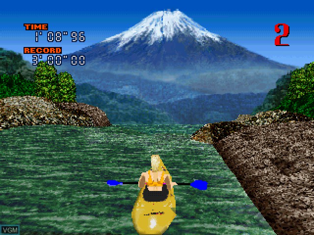 In-game screen of the game Wild Boater on Sony Playstation