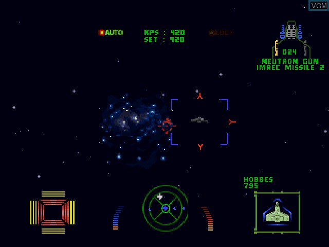 In-game screen of the game Wing Commander III - Heart of the Tiger on Sony Playstation