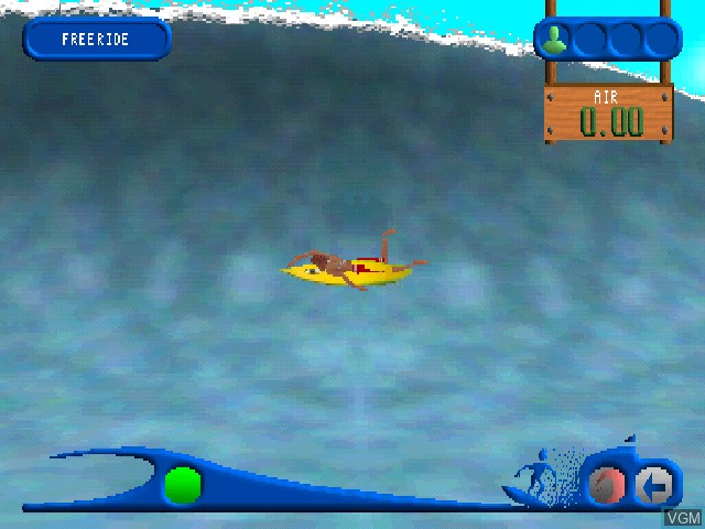 In-game screen of the game All Star Watersports on Sony Playstation