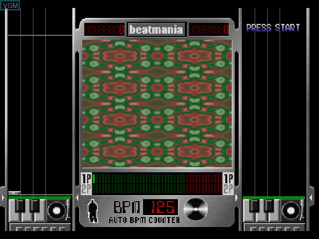 In-game screen of the game BeatMania Append 3rd Mix on Sony Playstation