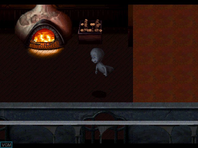 In-game screen of the game Casper on Sony Playstation