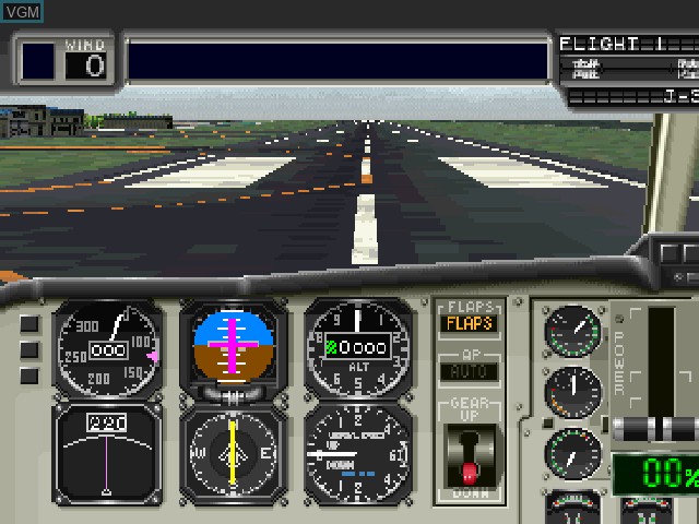 In-game screen of the game Jet de Go! - Let's Go By Airliner on Sony Playstation
