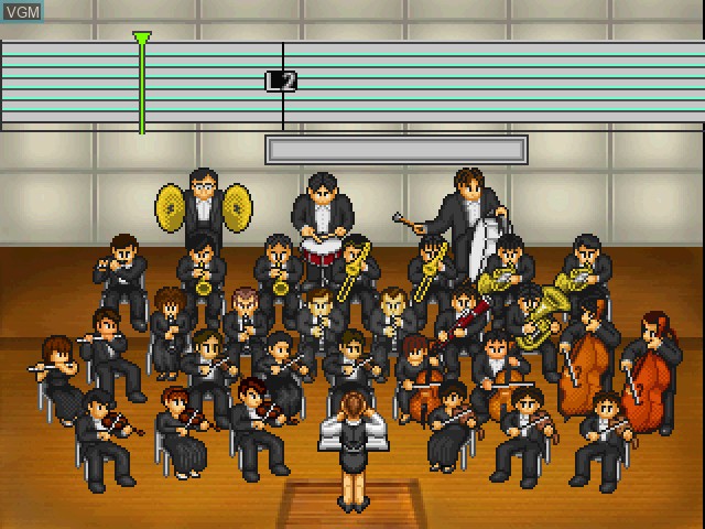 In-game screen of the game Le Concert - pp - Pianissimo on Sony Playstation