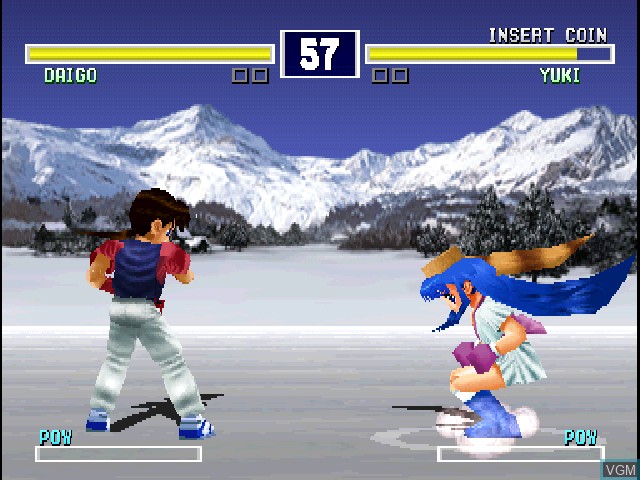 In-game screen of the game Lightning Legend - Daigo no Daibouken on Sony Playstation