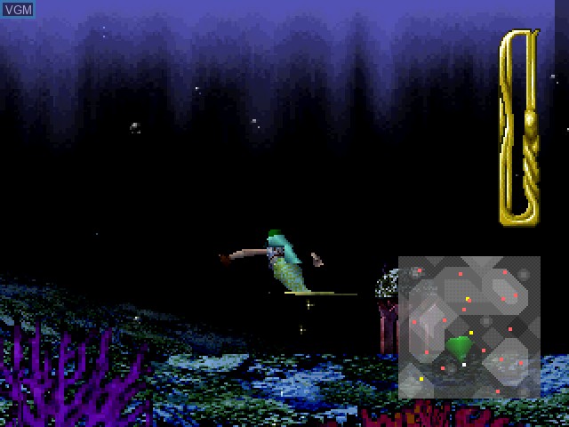 In-game screen of the game Meremanoid on Sony Playstation