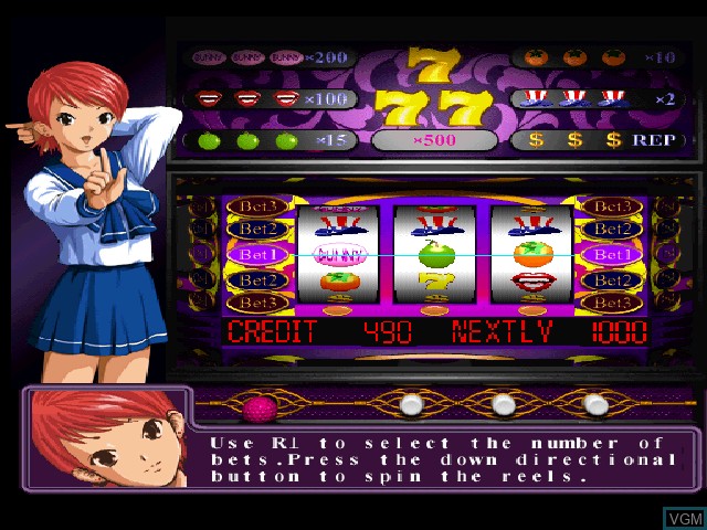 In-game screen of the game Nice Price Series Vol. 09 - Paradise Casino on Sony Playstation