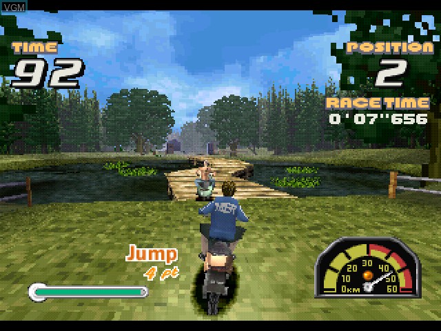 In-game screen of the game Street Scooters on Sony Playstation