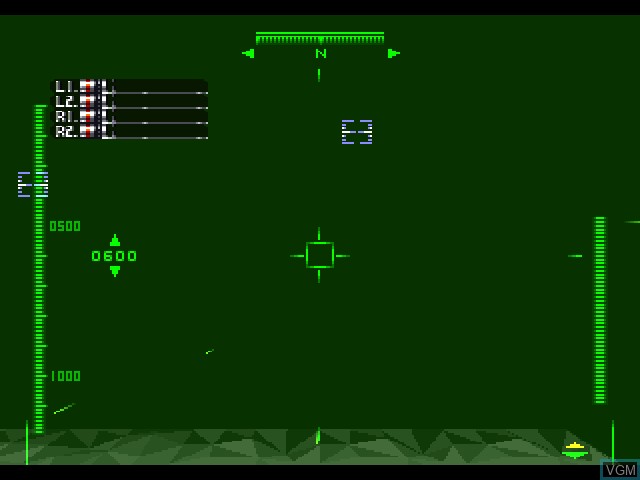 In-game screen of the game Submarine Commander on Sony Playstation