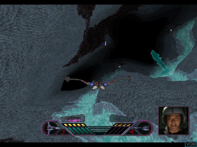 In-game screen of the game Titan Wars on Sony Playstation