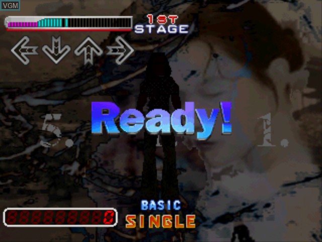 In-game screen of the game Dance Dance Revolution 2nd Remix Append - Club Version Vol. 1 on Sony Playstation