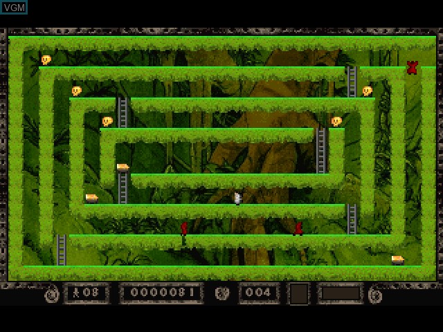 In-game screen of the game Lode Runner - The Legend Returns on Sony Playstation