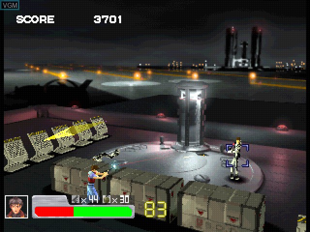In-game screen of the game Crisis City on Sony Playstation