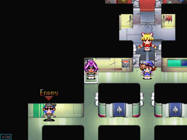 In-game screen of the game Jaja Uma Quartet - Mega Dream Destruction on Sony Playstation