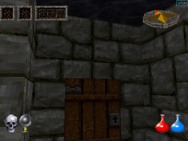 In-game screen of the game Ultima Underworld - The Stygian Abyss on Sony Playstation