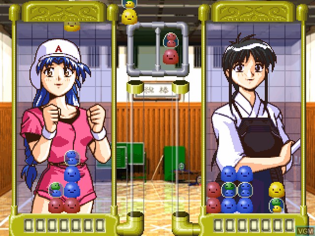In-game screen of the game Pukunpa - Joshikousei no Houkago... on Sony Playstation