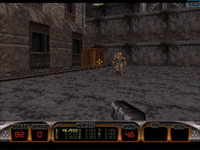 In-game screen of the game Duke Nukem - Total Meltdown on Sony Playstation
