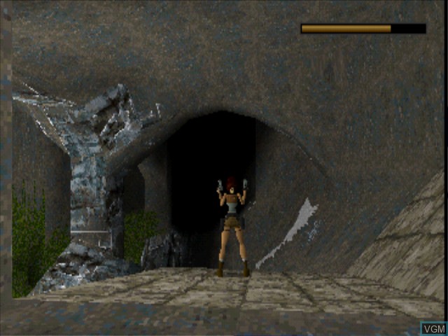 In-game screen of the game Tomb Raiders on Sony Playstation