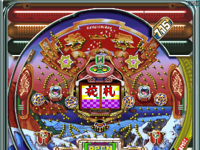 In-game screen of the game Nishijin Pachinko Tengoku Vol. 2 on Sony Playstation
