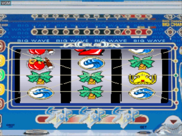 In-game screen of the game Virtua Pachi-Slot EX on Sony Playstation