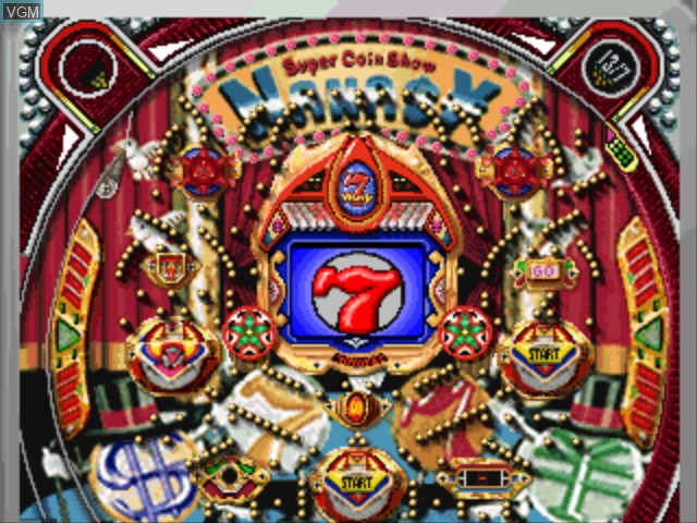 In-game screen of the game Hissatsu Pachinko Station Puchi - Nanasy tte Nani on Sony Playstation