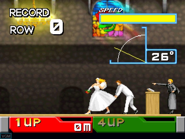 In-game screen of the game Bishi Bashi Special on Sony Playstation