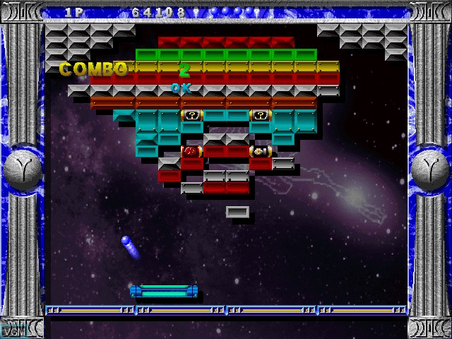 In-game screen of the game Block Buster on Sony Playstation
