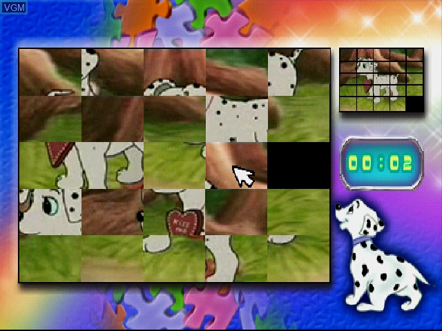 In-game screen of the game Dalmatians 2 on Sony Playstation